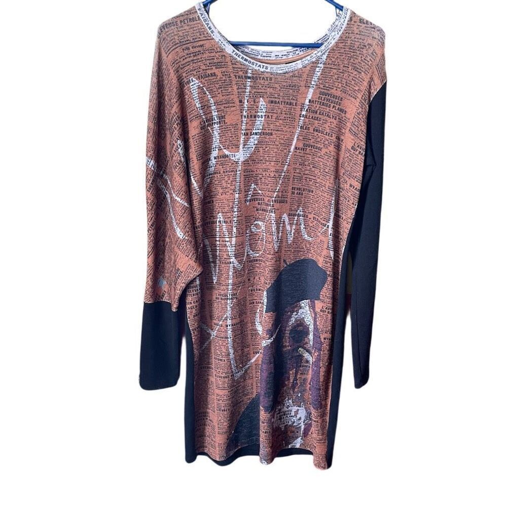 Volt design wear size 3 tall(10) Art to wear knit dress.